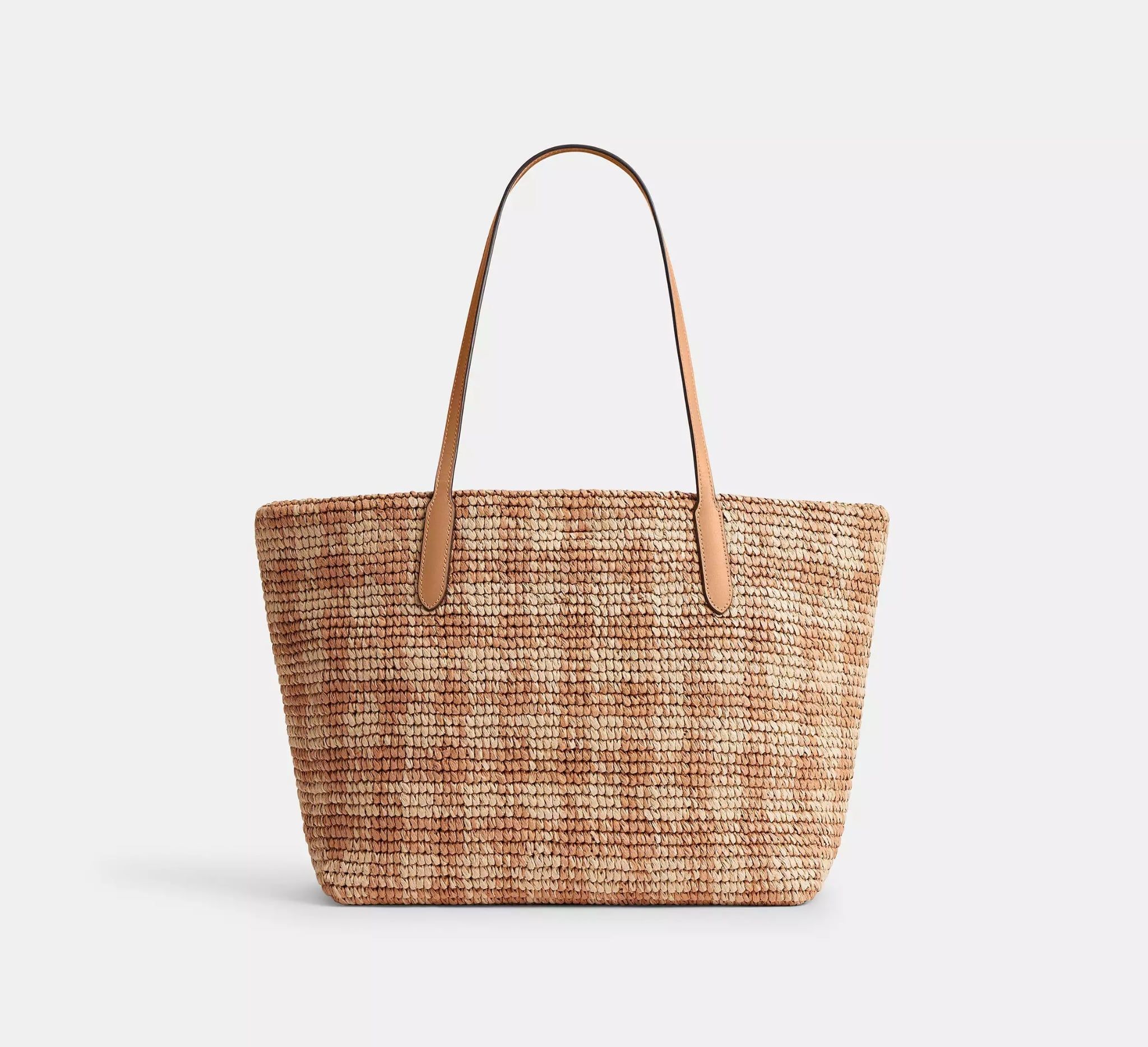  Túi Nữ Coach City Tote Bag Gingham Print 'Tan' 