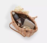  Túi Nữ Coach City Tote Bag Gingham Print 'Tan' 