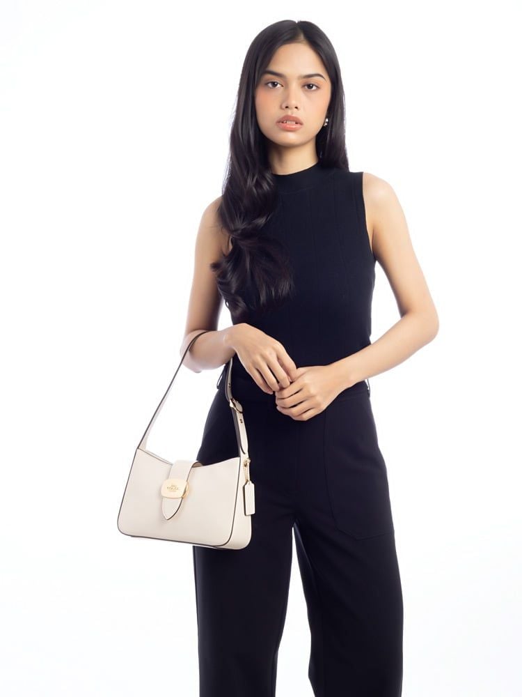  Túi Nữ Coach Eliza Shoulder Bag 'Chalk' 