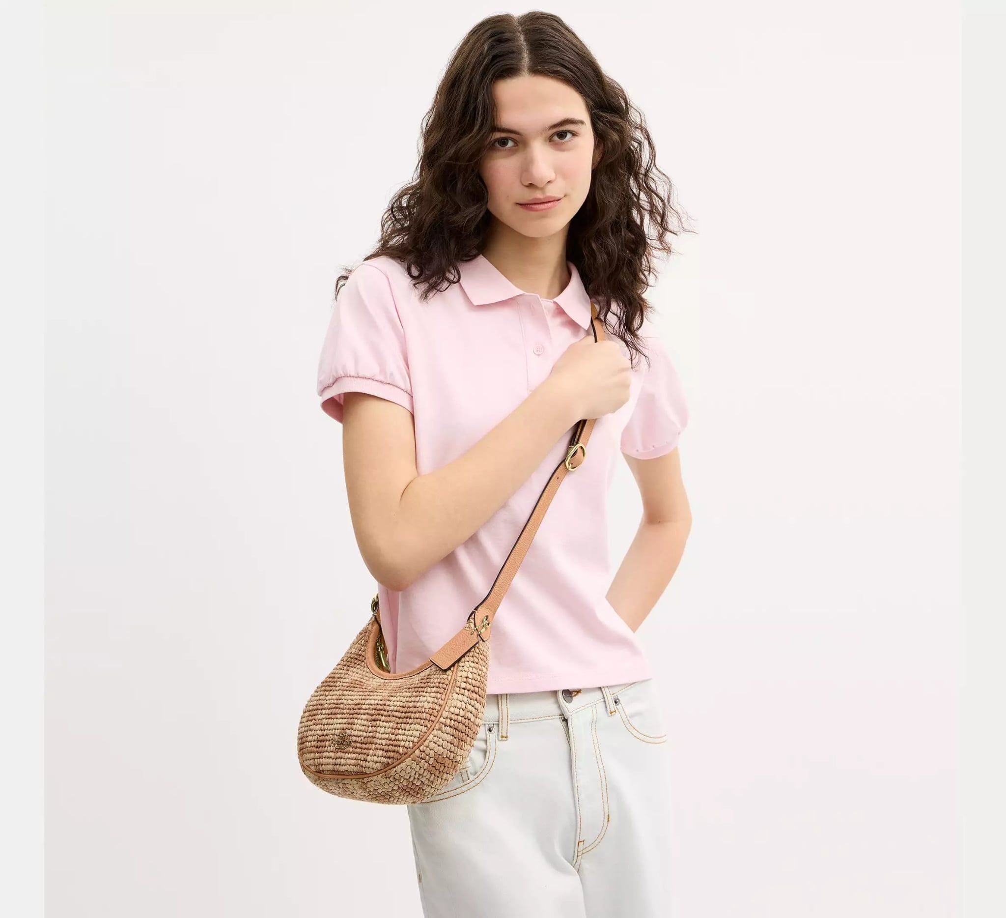  Túi Nữ Coach Emily Shoulder Bag 'Tan' 