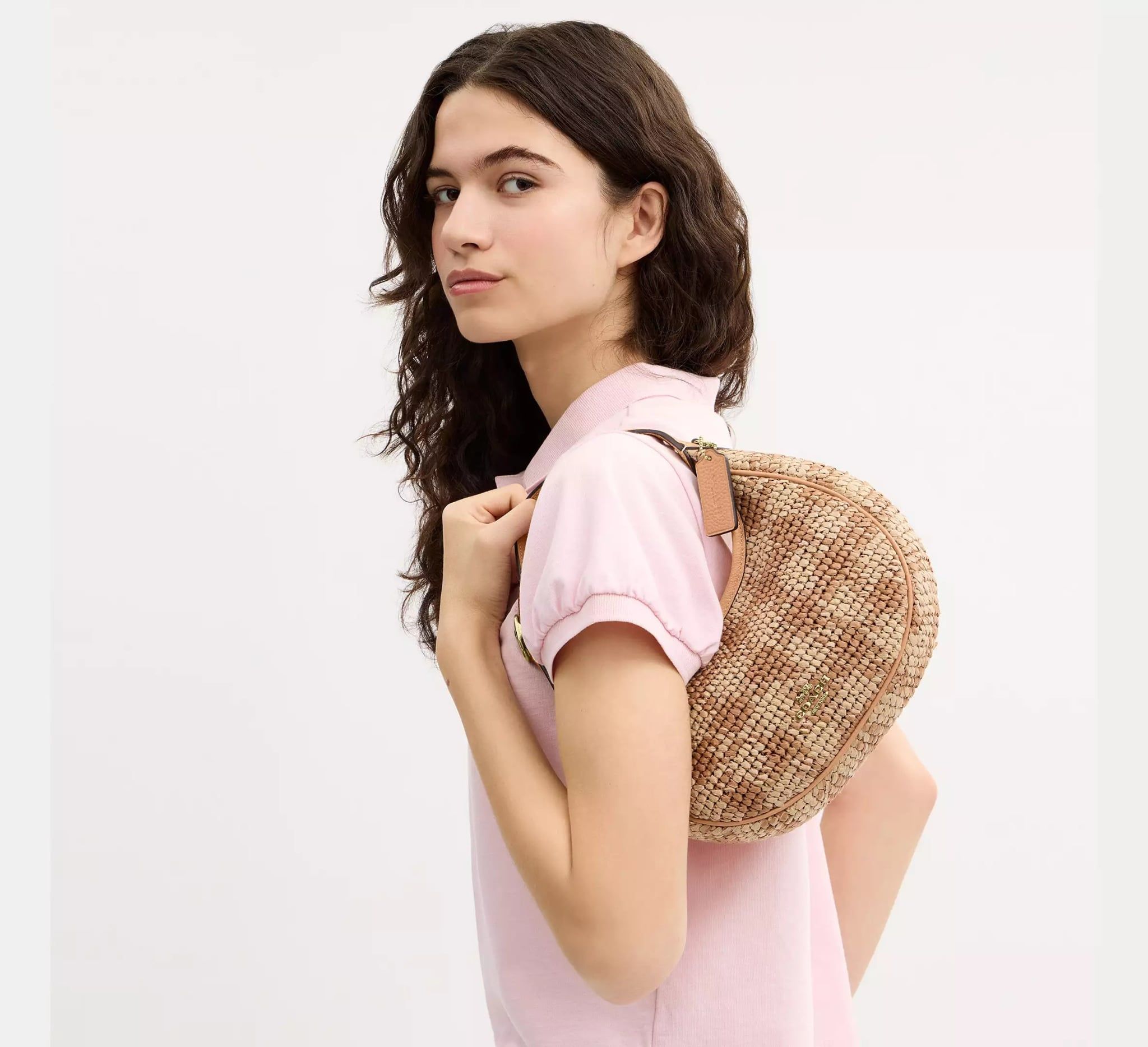  Túi Nữ Coach Emily Shoulder Bag 'Tan' 