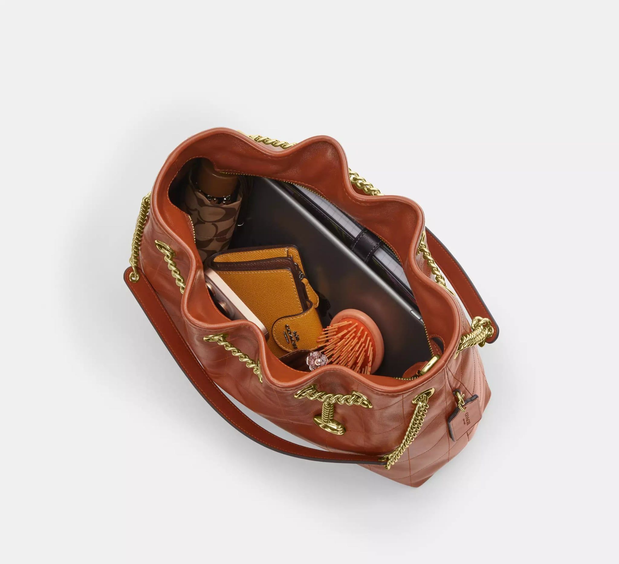  Túi Nữ Coach Evelyn Shoulder Bag 'Cinnamon' 