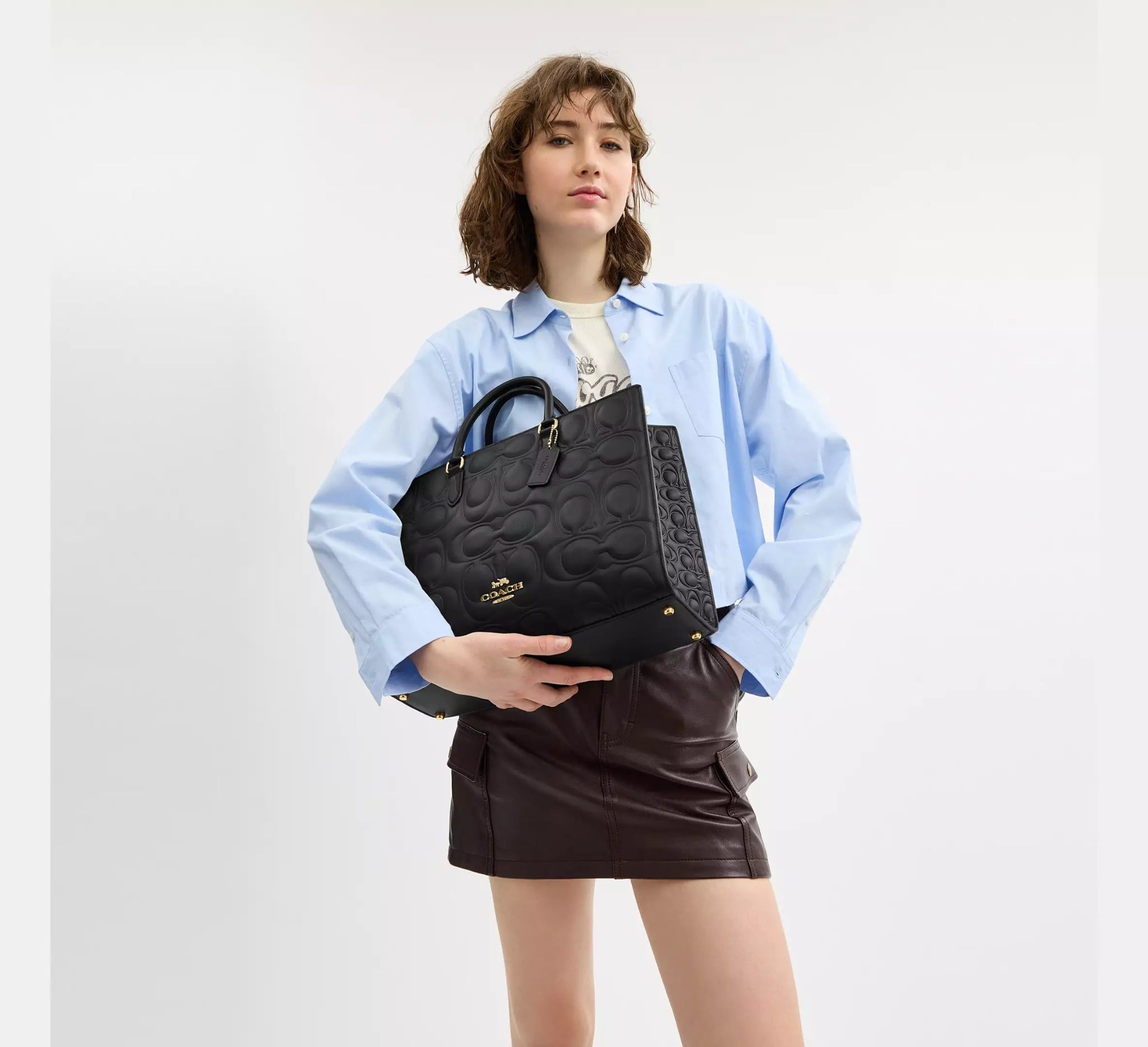  Túi Nữ Coach Maggie Tote Bag 'Black' 