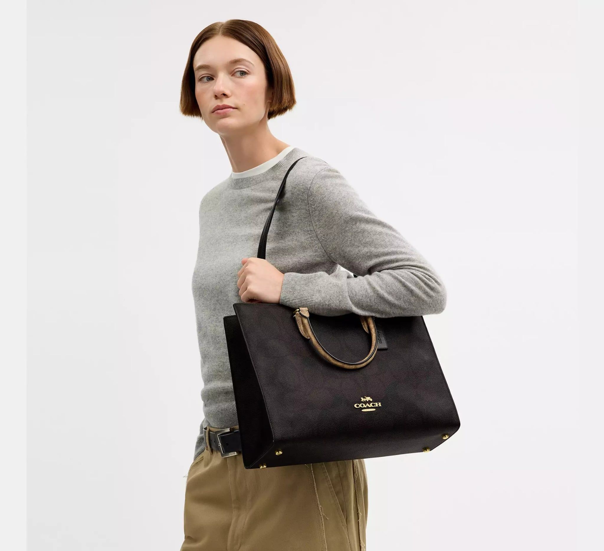  Túi Nữ Coach Maggie Tote Bag 'Walnut' 