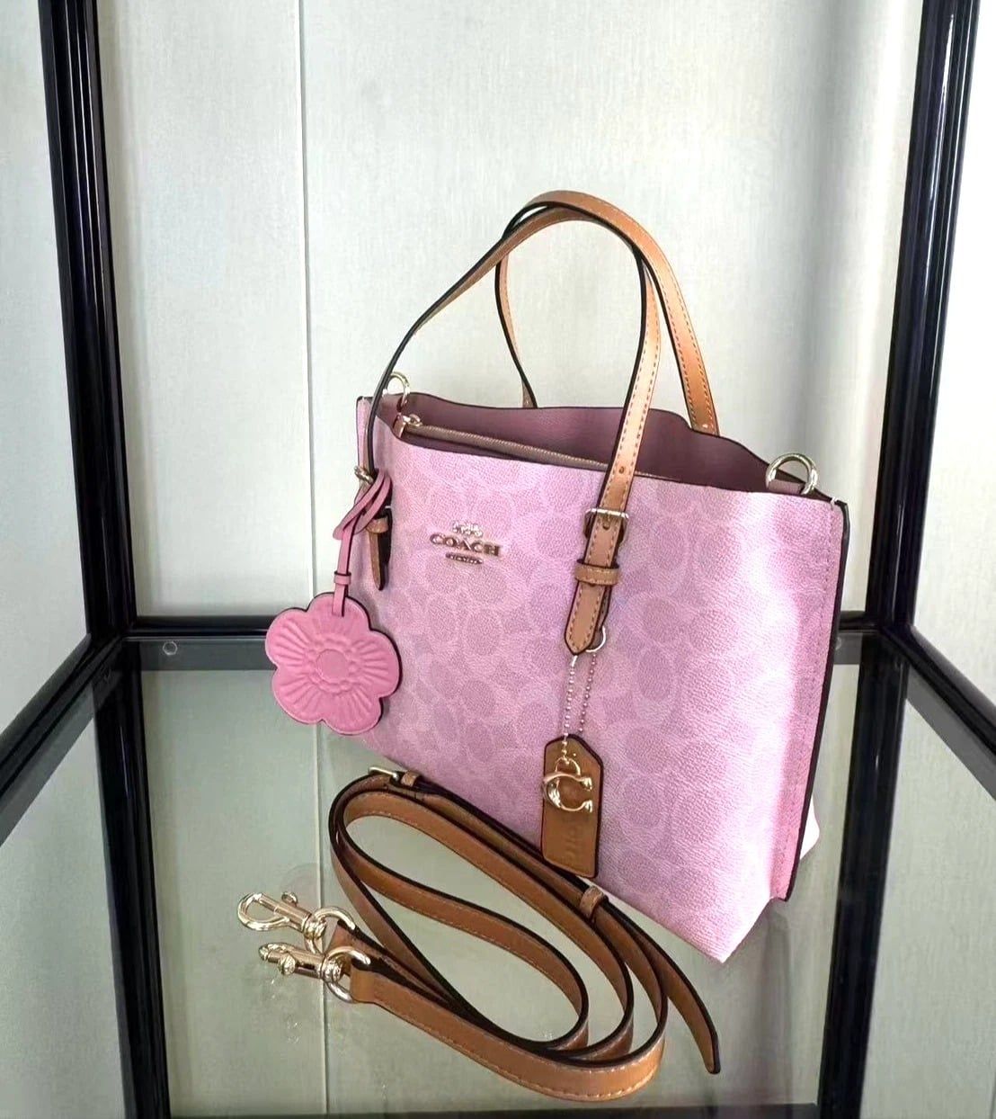  Túi Nữ Coach Mollie 25 Bag 'Pink' 