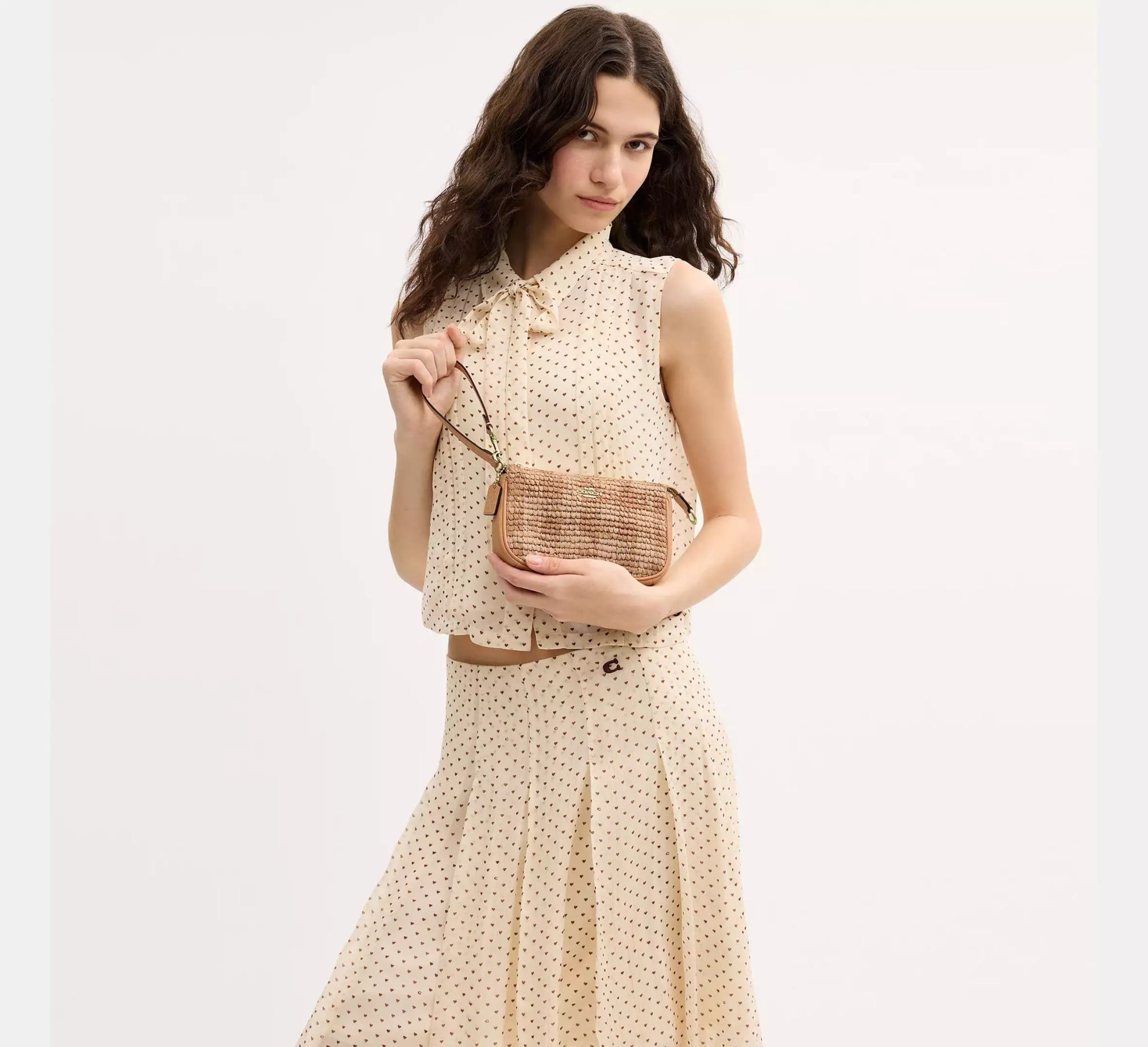  Túi Nữ Coach Nolita 19 With Gingham Print 'Tan' 