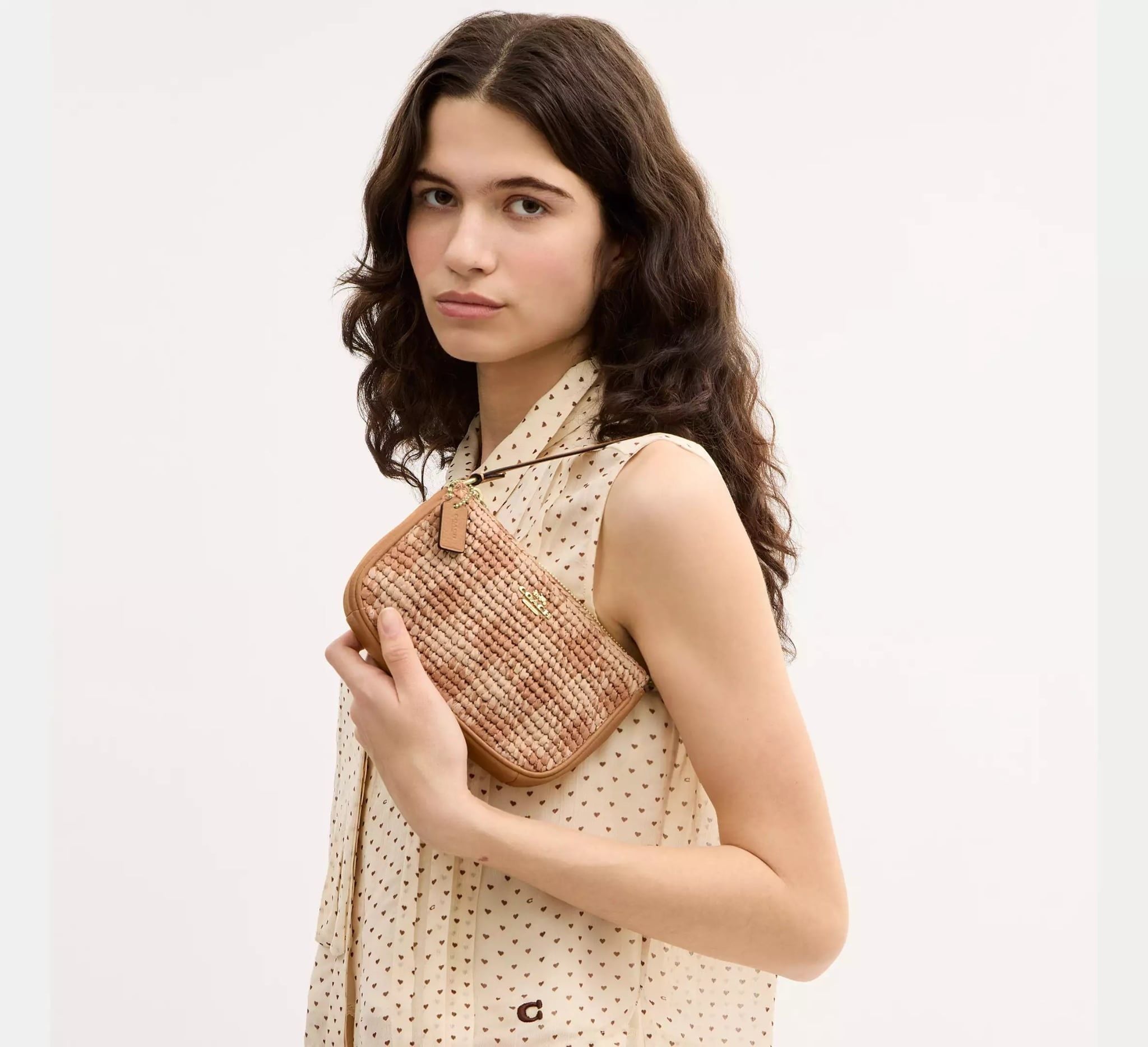  Túi Nữ Coach Nolita 19 With Gingham Print 'Tan' 