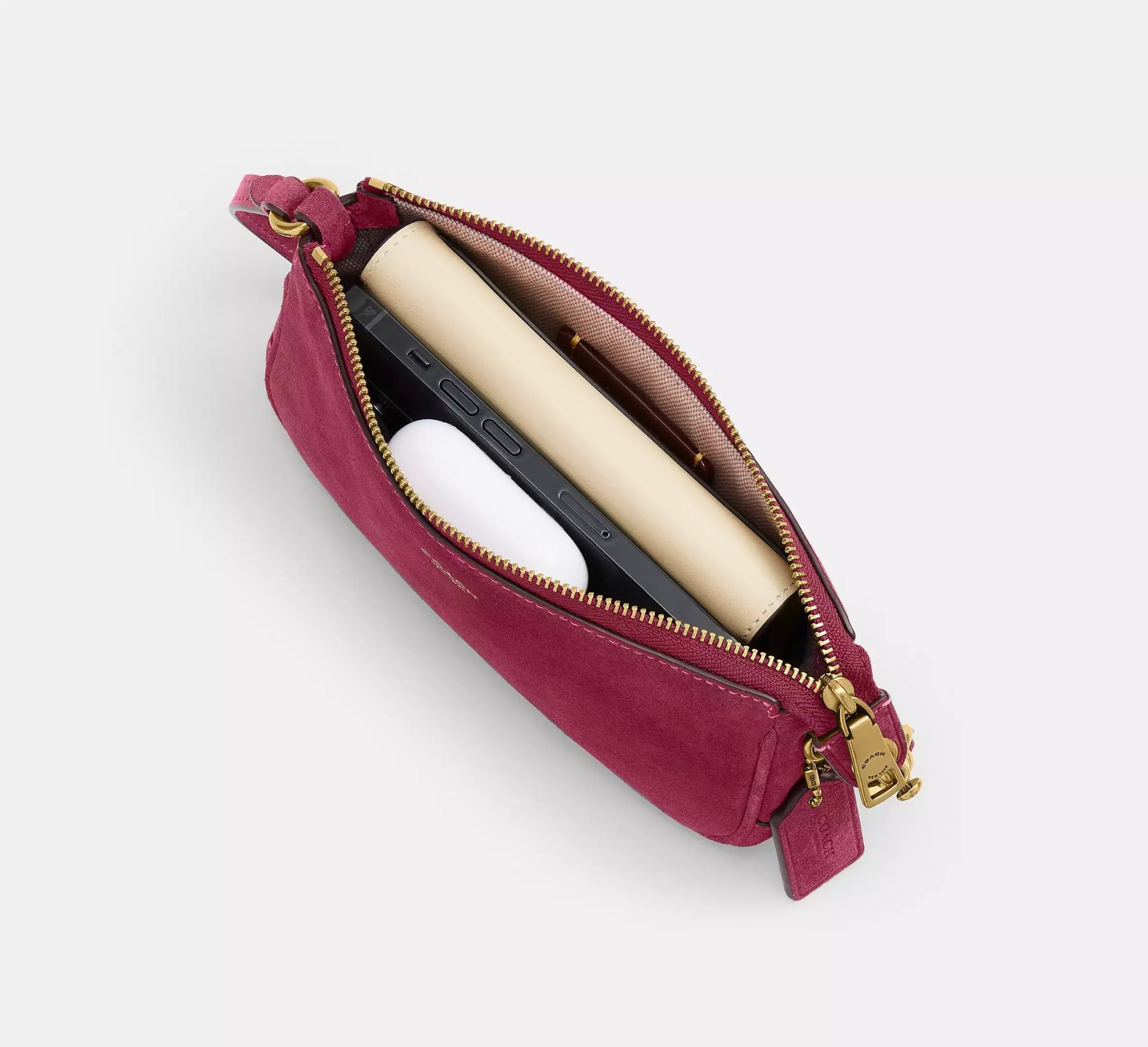  Túi Nữ Coach Plaza Bag 'Dark Fuchsia' 
