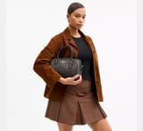  Túi Nữ Coach Rowan Satchel Bag 'Walnut' 
