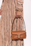  Túi Nữ Coach Tabby 20 Polished Pebble Shoulder Bag 'Brown' 