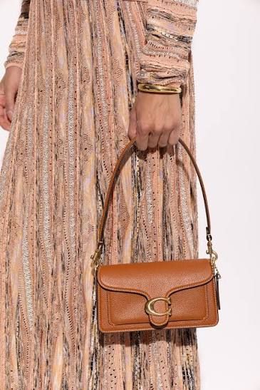  Túi Nữ Coach Tabby 20 Polished Pebble Shoulder Bag 'Brown' 