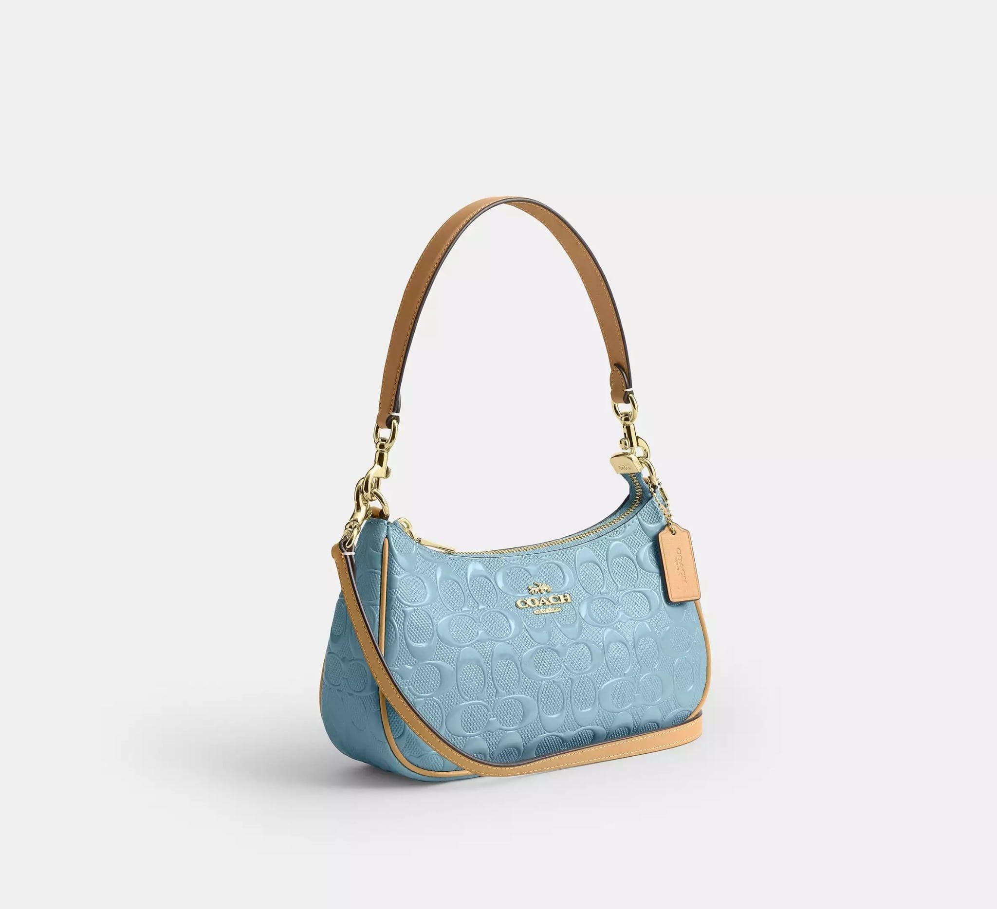 Túi Nữ Coach Teri Shoulder Bag 'Light Blue' 