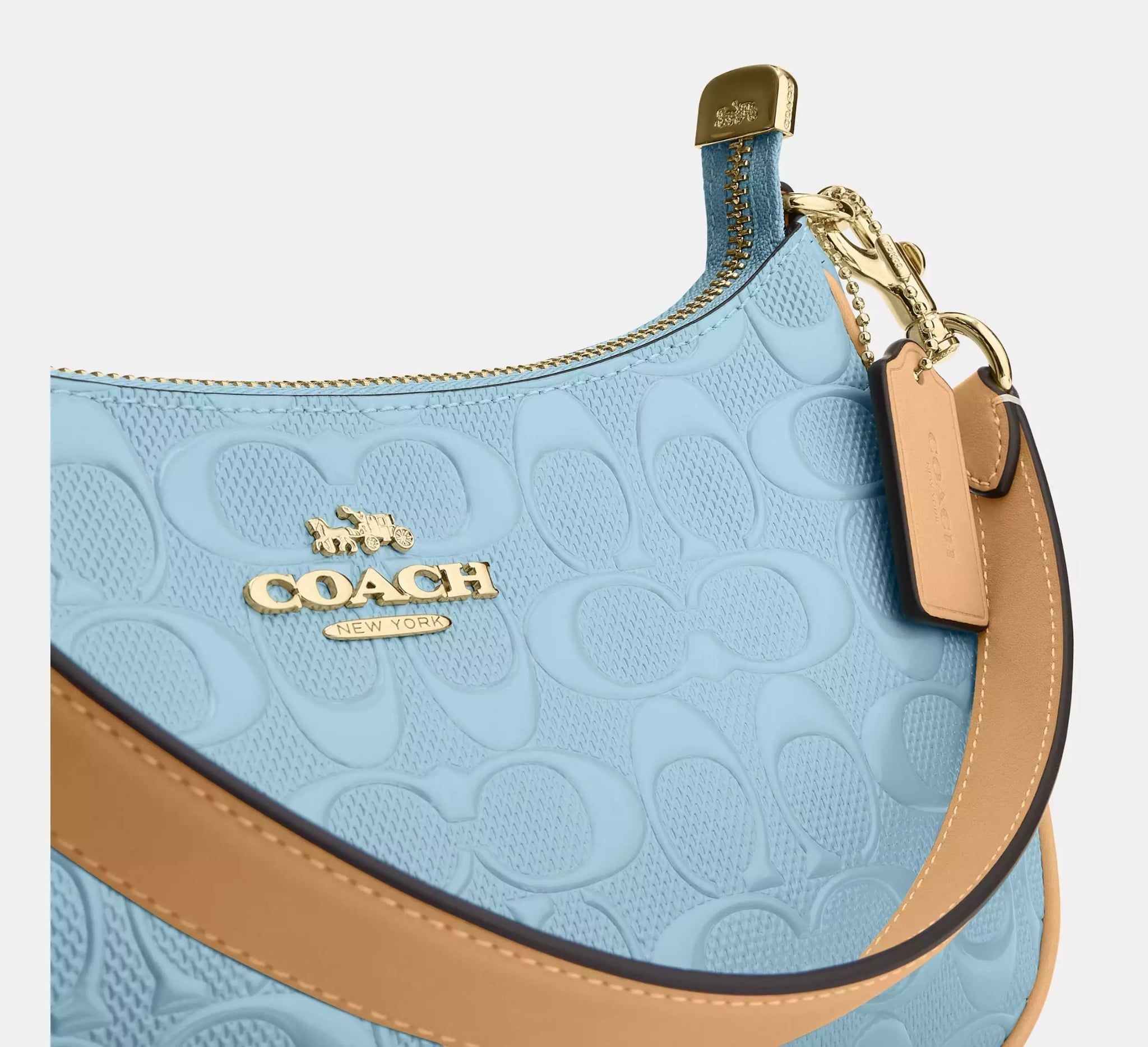  Túi Nữ Coach Teri Shoulder Bag 'Light Blue' 
