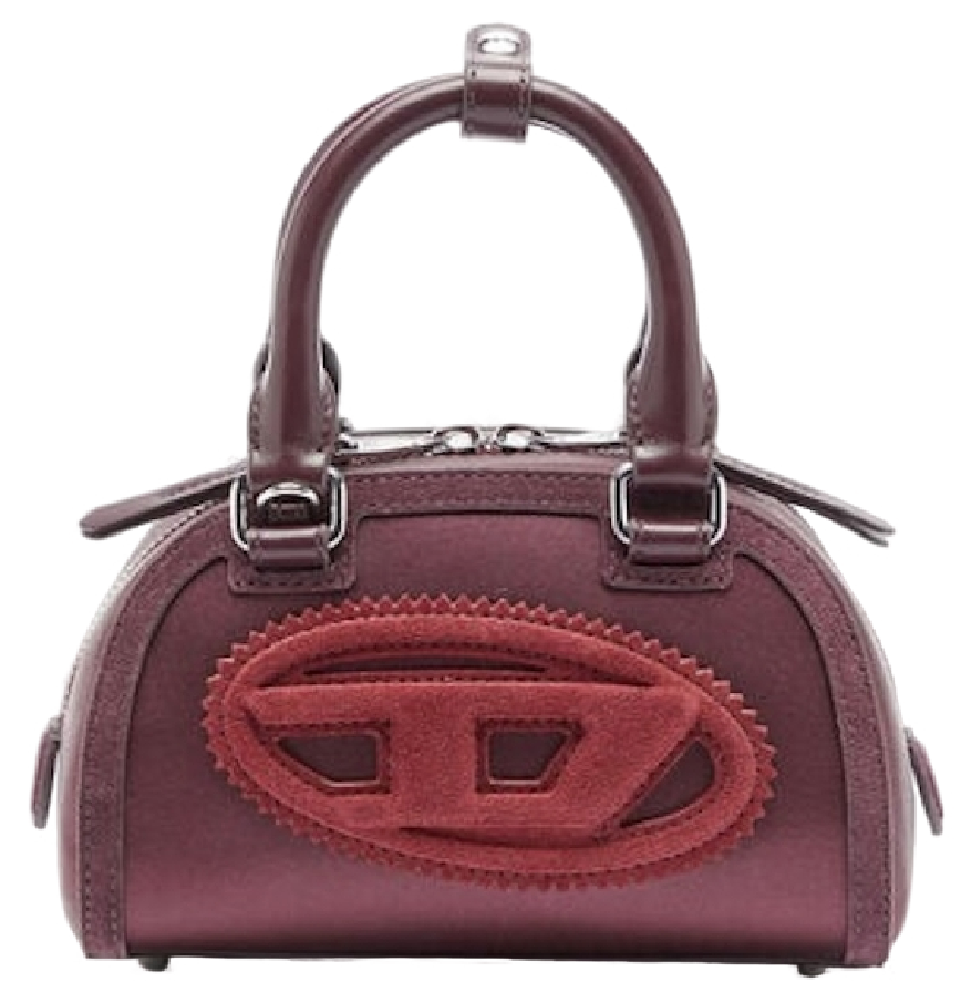  Túi Nữ Diesel 1DR Dome Small Bowling Bag 'Burgundy' 