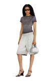  Túi Nữ Diesel 1DR Dome Small Bowling Bag 'Silver' 