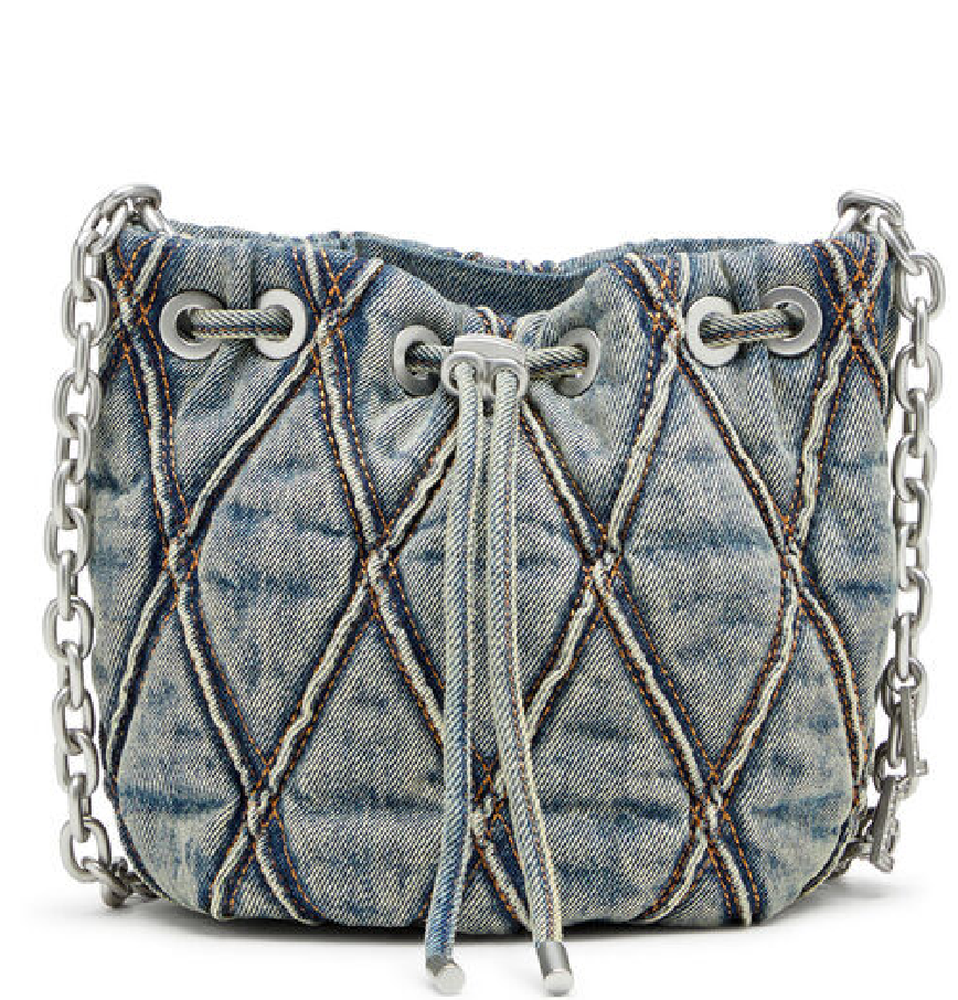  Túi Nữ Diesel Charm-D S-Mini Bucket Bag 'Blue' 