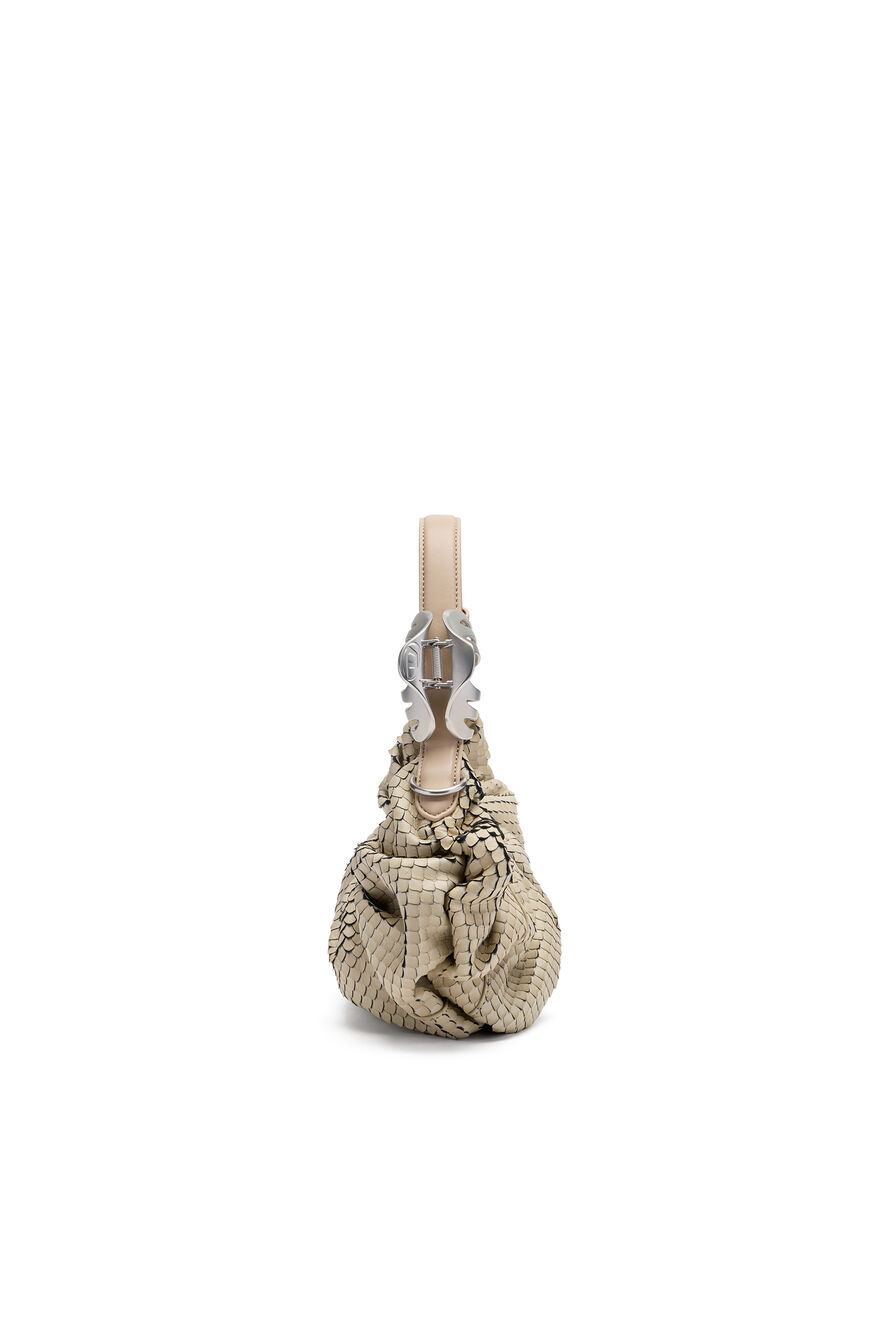  Túi Nữ Diesel Grab-D-Small Scrunched Hobo Bag 'Beige' 