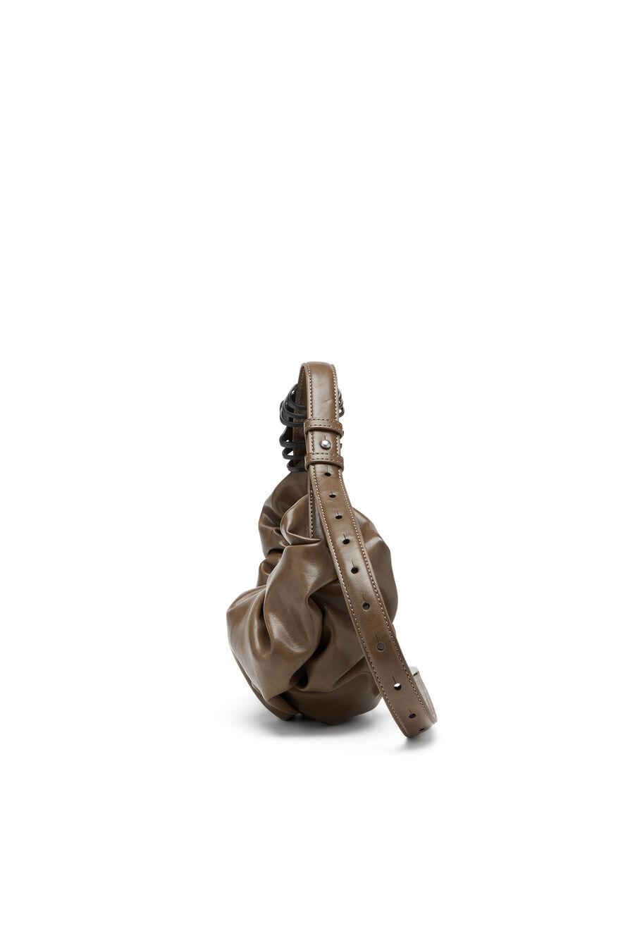  Túi Nữ Diesel Grab-D-Small Scrunched Hobo Bag 'Brown' 