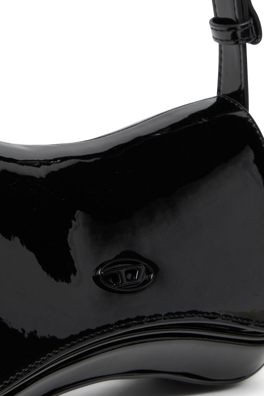  Túi Nữ Diesel Play-Clutch In Glossy PU 'Black' 