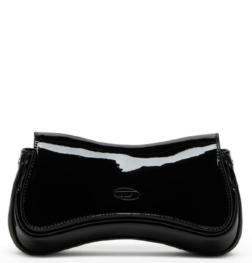  Túi Nữ Diesel Play-Clutch In Glossy PU 'Black' 
