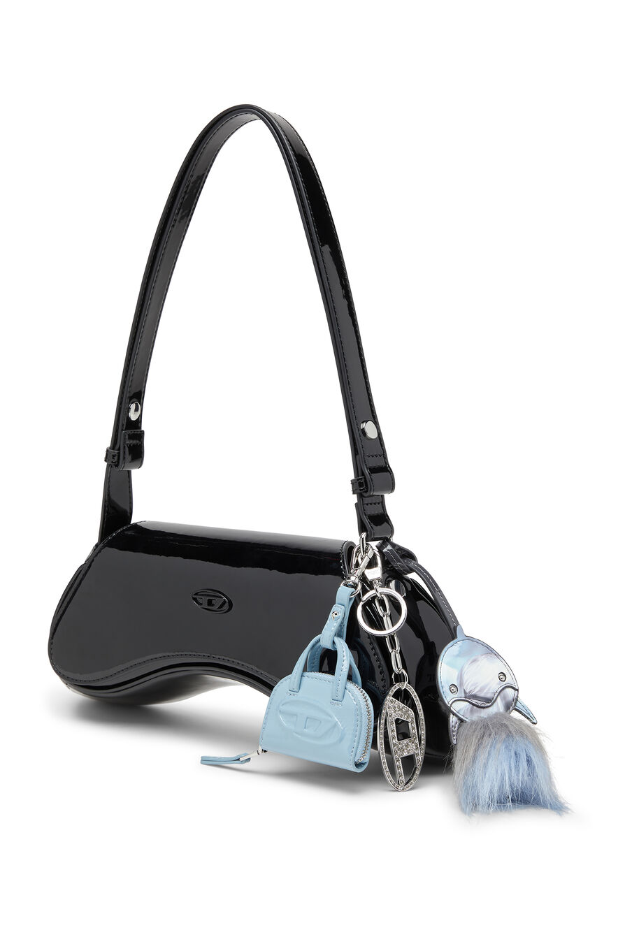  Túi Nữ Diesel Play-Glossy Crossbody Bag 'Black' 
