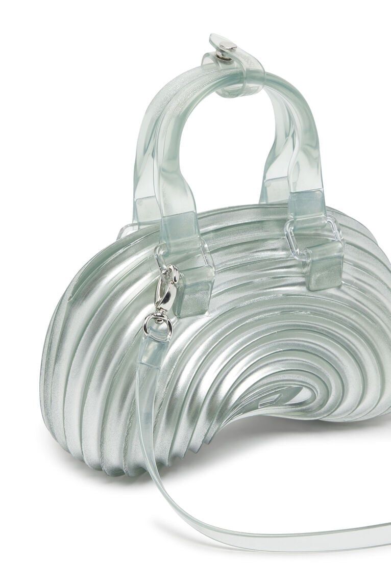  Túi Nữ Diesel Quantum Dome Handbag Melflex® 'Silver' 