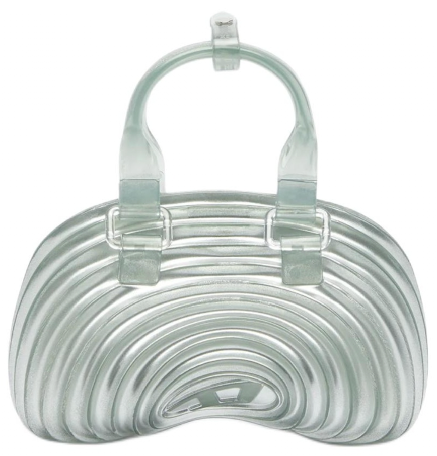  Túi Nữ Diesel Quantum Dome Handbag Melflex® 'Silver' 