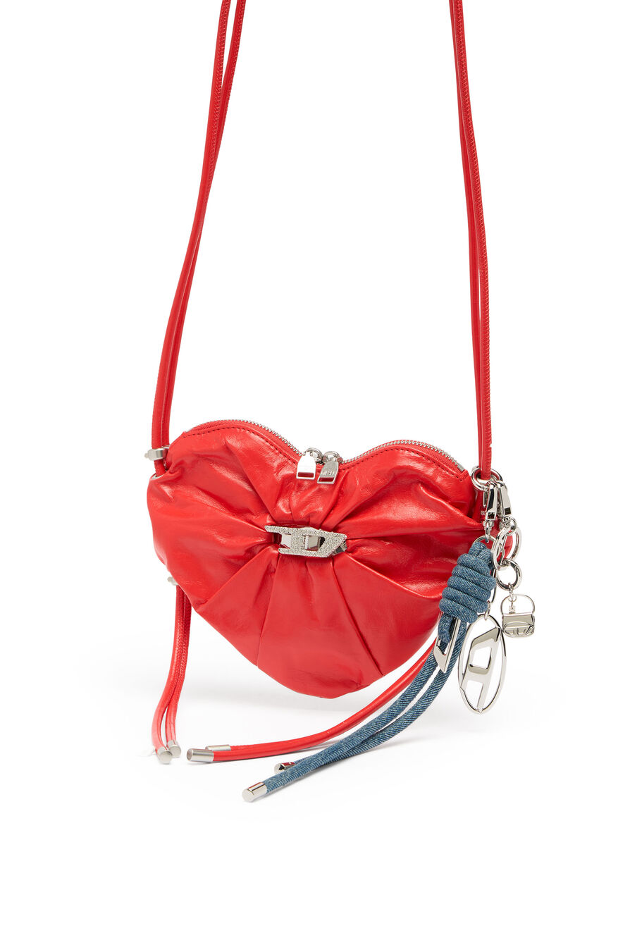  Túi Nữ Diesel Scrunch-D-Heart Shoulder Bag 'Red' 