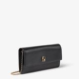  Túi Nữ Fendi FF Continental With Chain 'Black' 