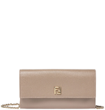  Túi Nữ Fendi FF Continental With Chain 'Grey' 