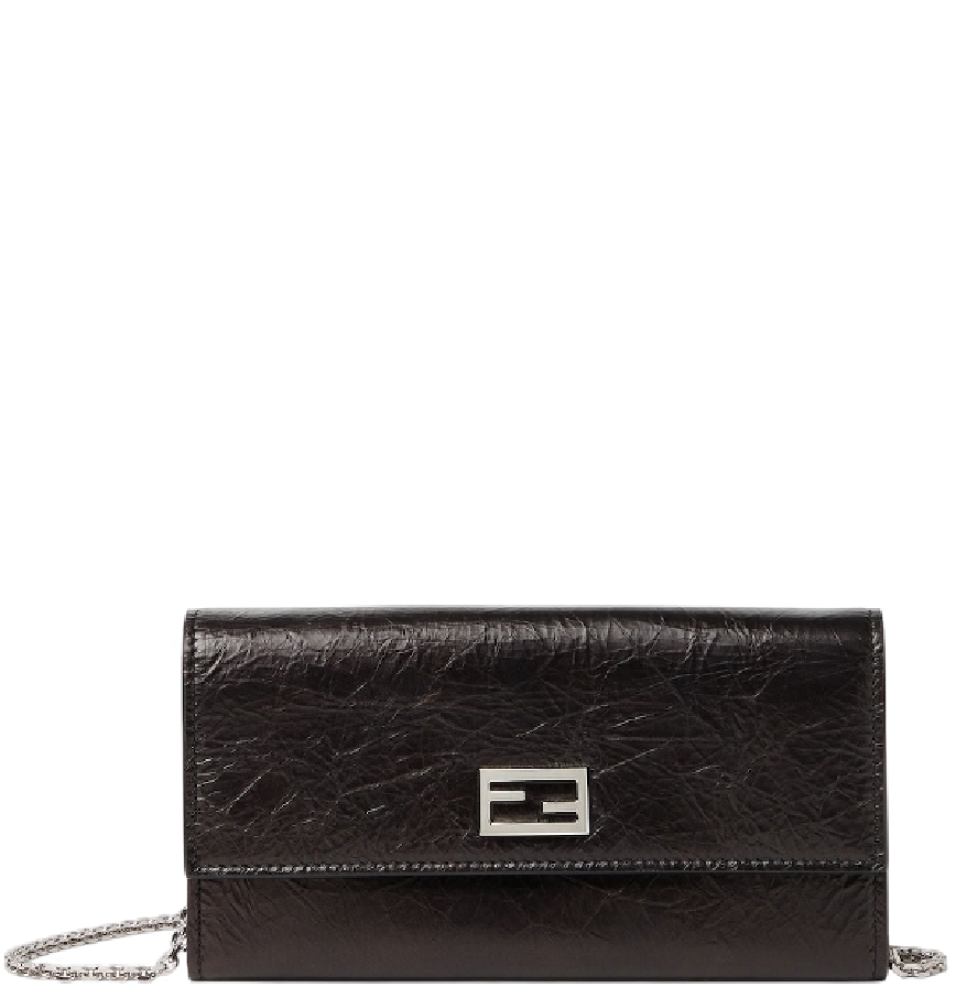  Túi Nữ Fendi Tube Continental 'Black' 