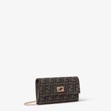  Túi Nữ Fendi Tube Continental 'Brown' 