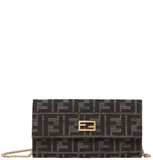  Túi Nữ Fendi Tube Continental 'Brown' 