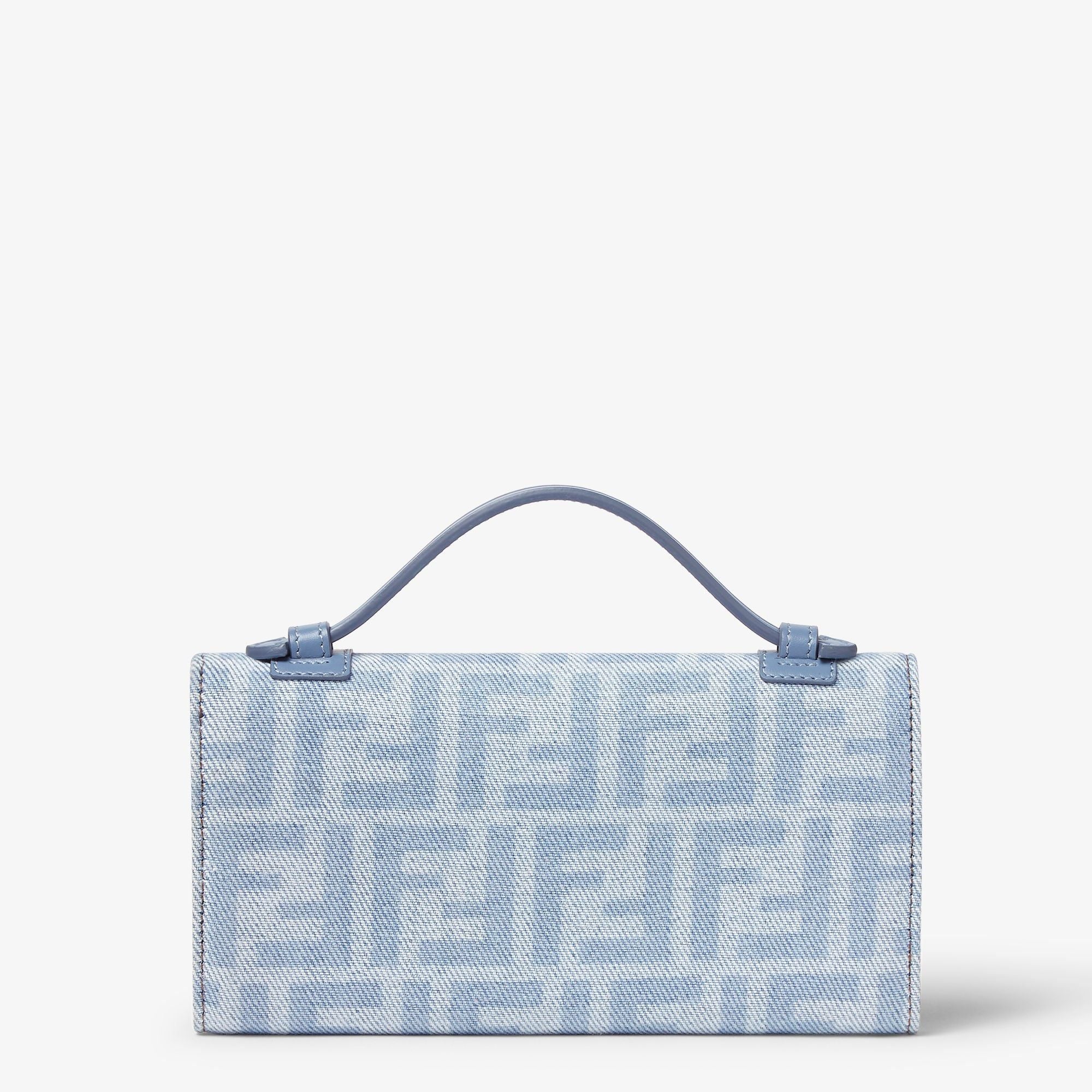  Túi Nữ Fendi Tube Continental With Chain 'Blue' 