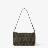  Túi Nữ Fendi Tube Flat Pouch 'Brown' 