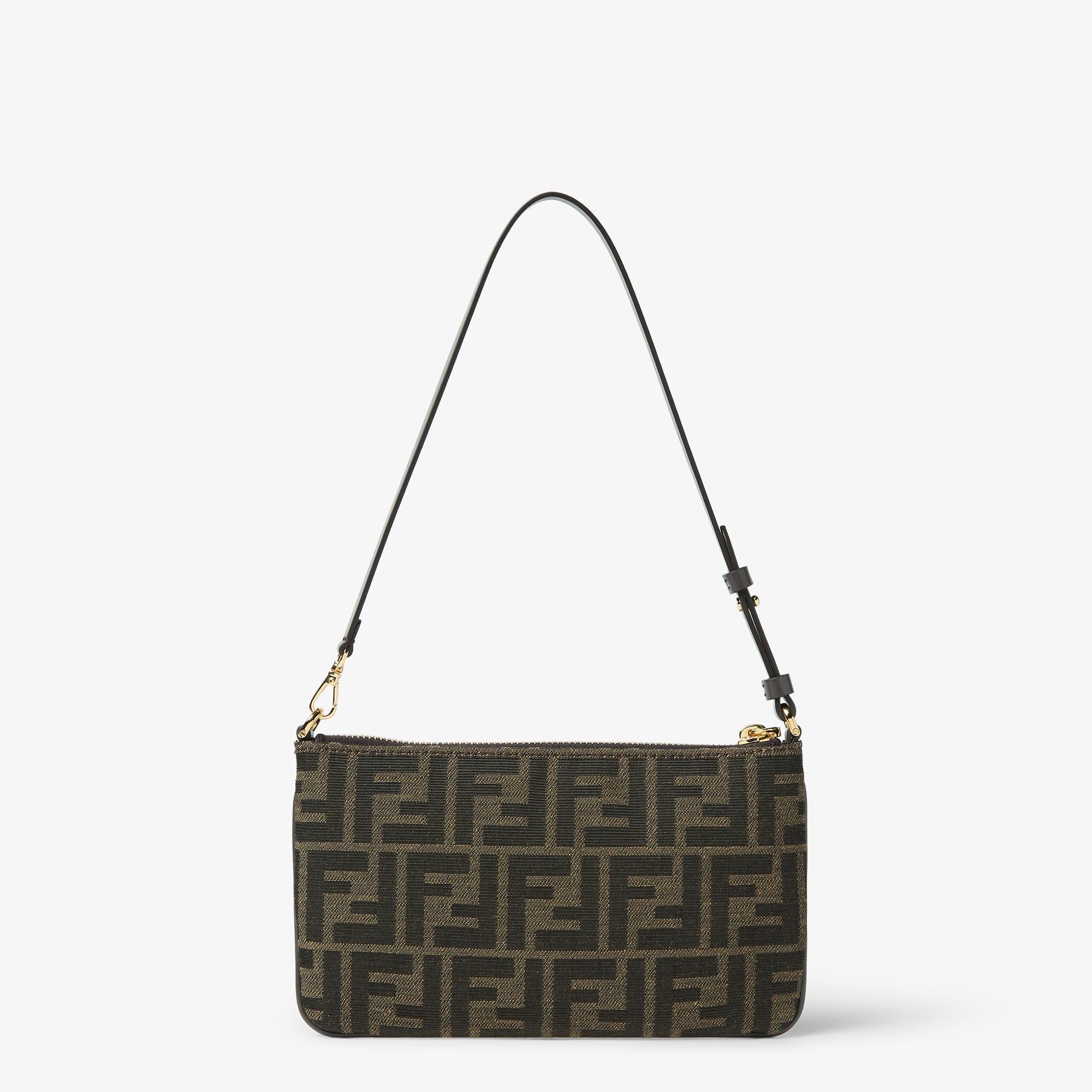  Túi Nữ Fendi Tube Flat Pouch 'Brown' 