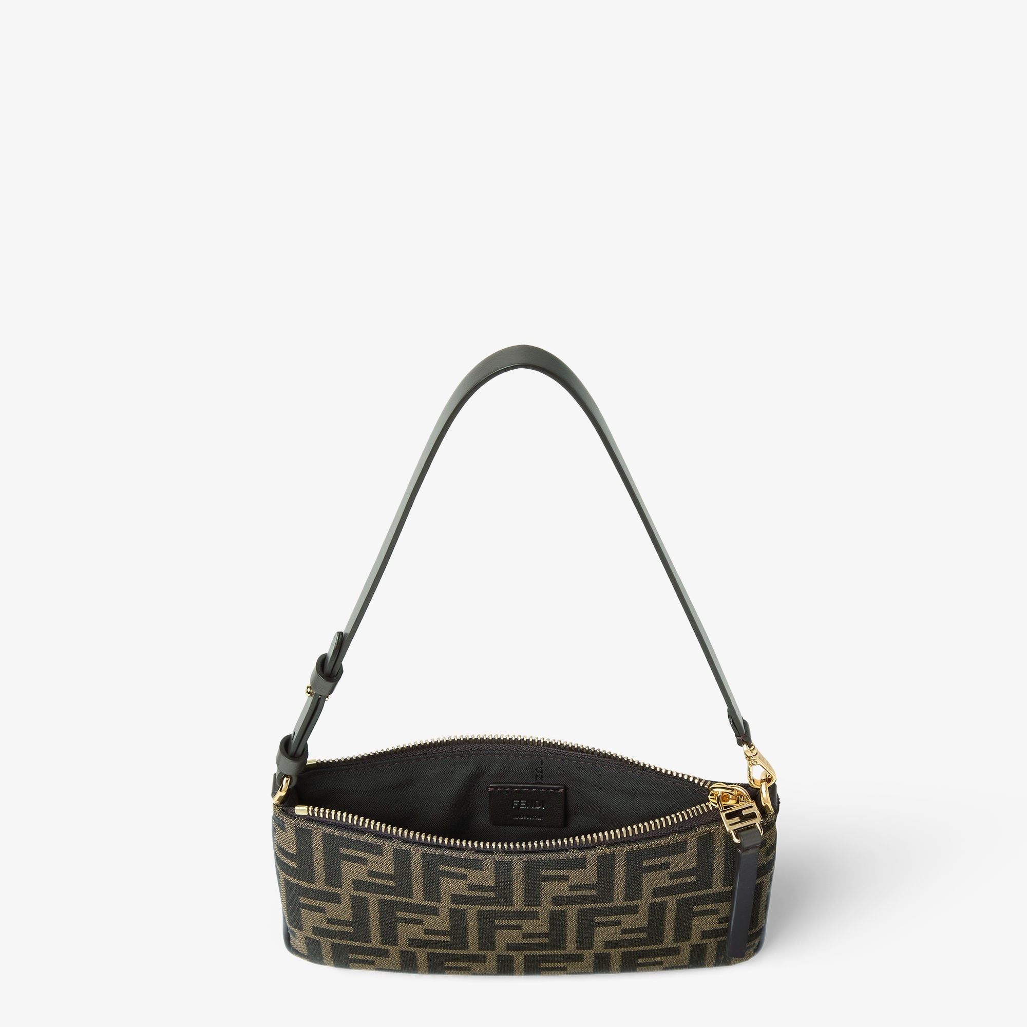  Túi Nữ Fendi Tube Flat Pouch 'Brown' 