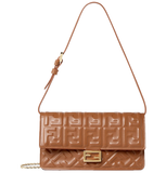  Túi Nữ Fendi Tube Wallet On Chain 'Brown' 