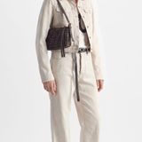 Túi Nữ Fendi Zip Top Small 'Brown' 