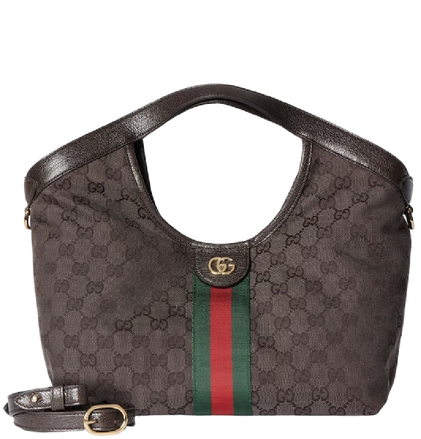  Túi Nữ Gucci Giglio Small Tote Bag 'Brown' 
