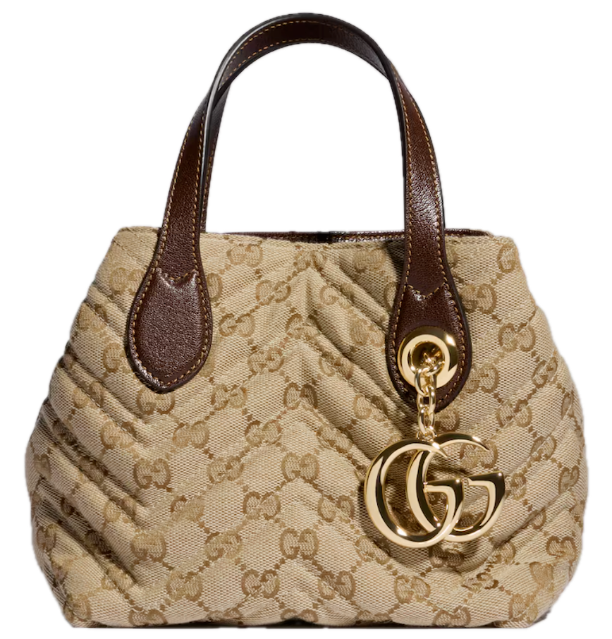  Túi Nữ ‎Gucci Marmont Small Tote Bag 'Sand' 