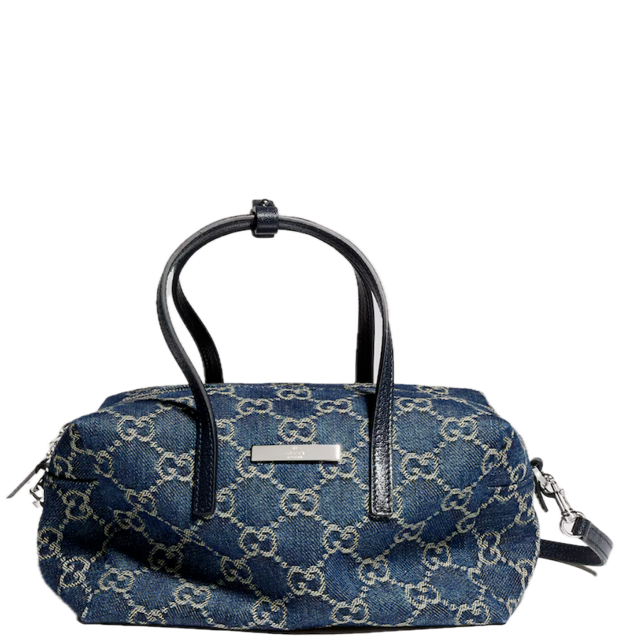  Túi Nữ Gucci Small Boston Bag 'Blue' 
