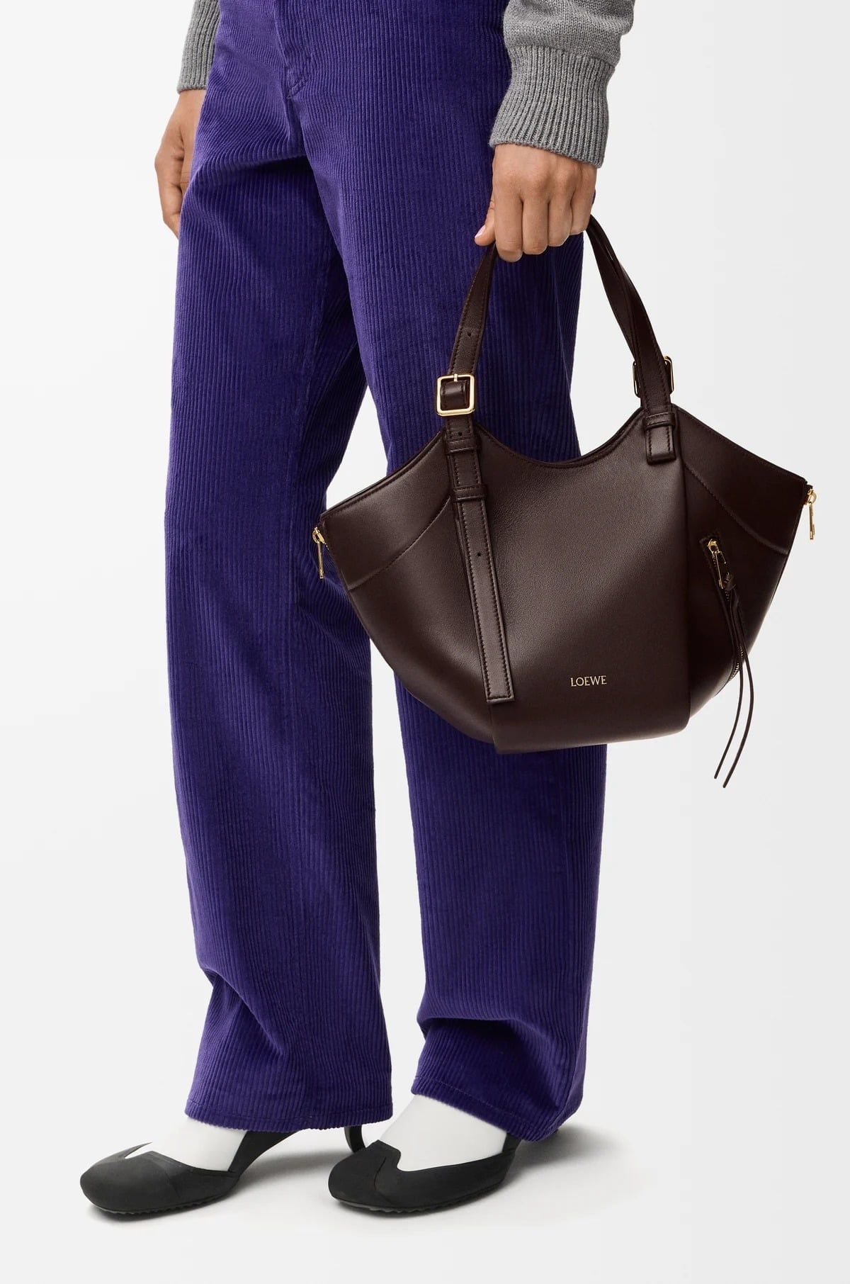  Túi Nữ Loewe Hammock Flip Bag 'Dark Chestnut' 