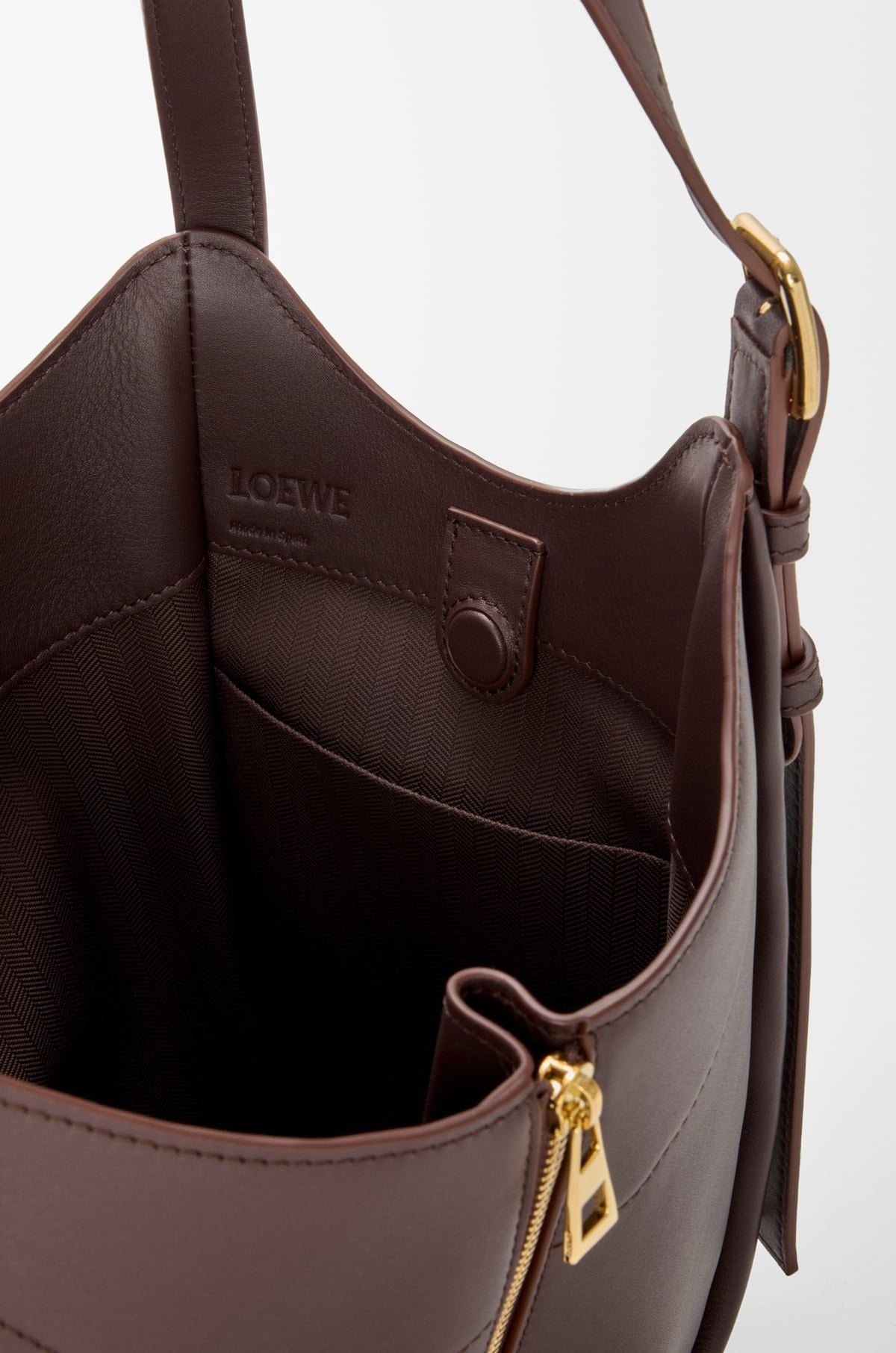  Túi Nữ Loewe Hammock Flip Bag 'Dark Chestnut' 