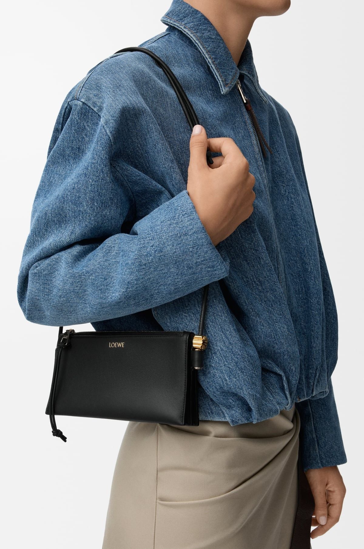  Túi Nữ Loewe Joya Pouch 'Black' 