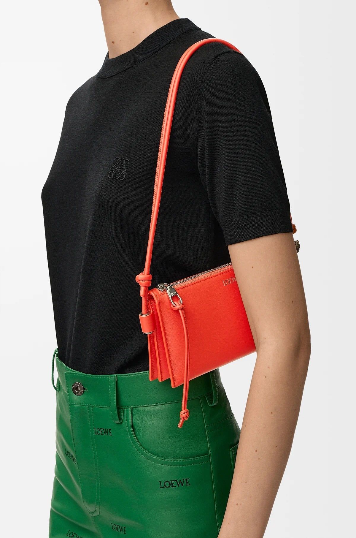  Túi Nữ Loewe Joya Pouch 'Sunrise Orange' 