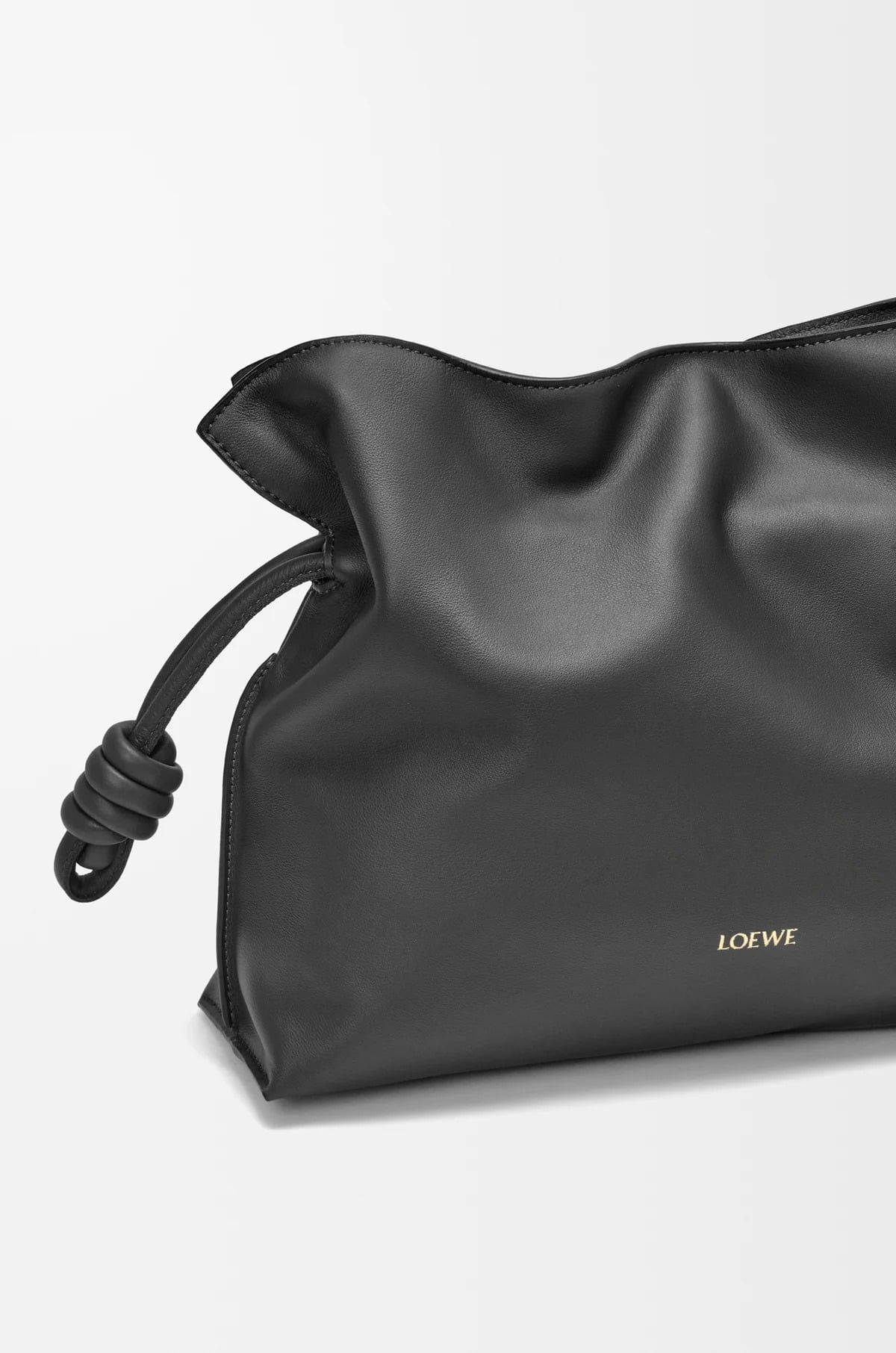  Túi Nữ Loewe Medium Flamenco Clutch 'Black' 