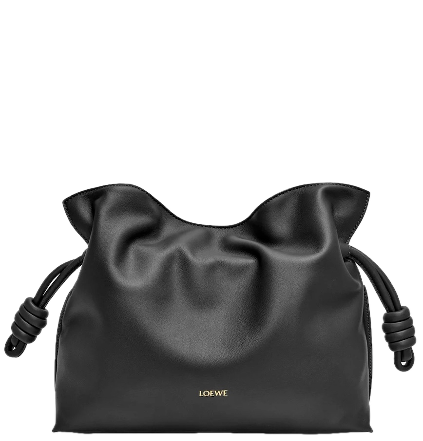  Túi Nữ Loewe Medium Flamenco Clutch 'Black' 