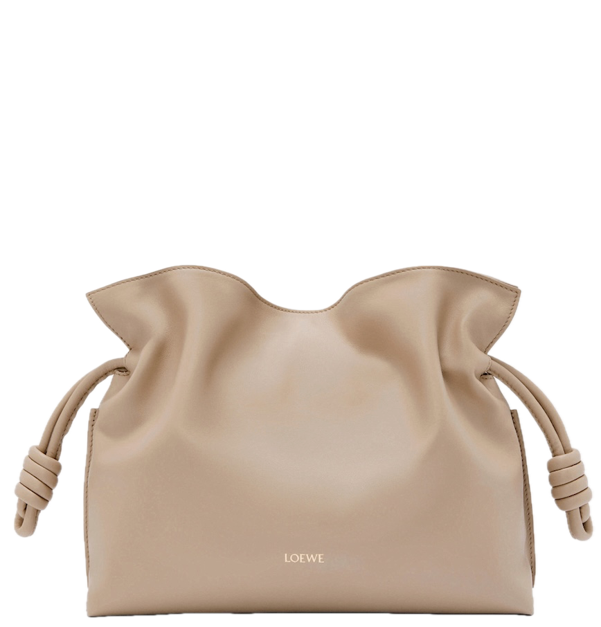  Túi Nữ Loewe Medium Flamenco Clutch 'Sand' 