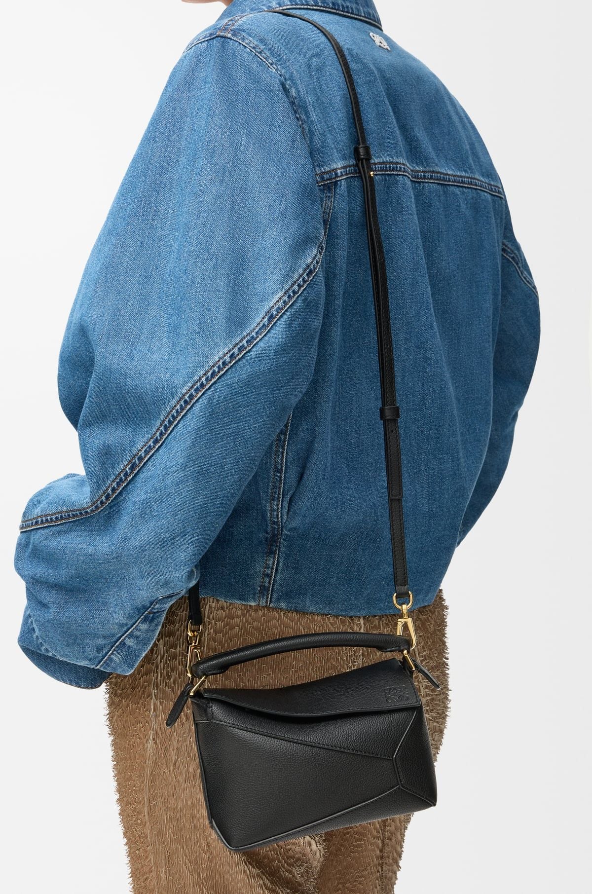  Túi Nữ Loewe Mini Puzzle Edge Bag 'Black' 